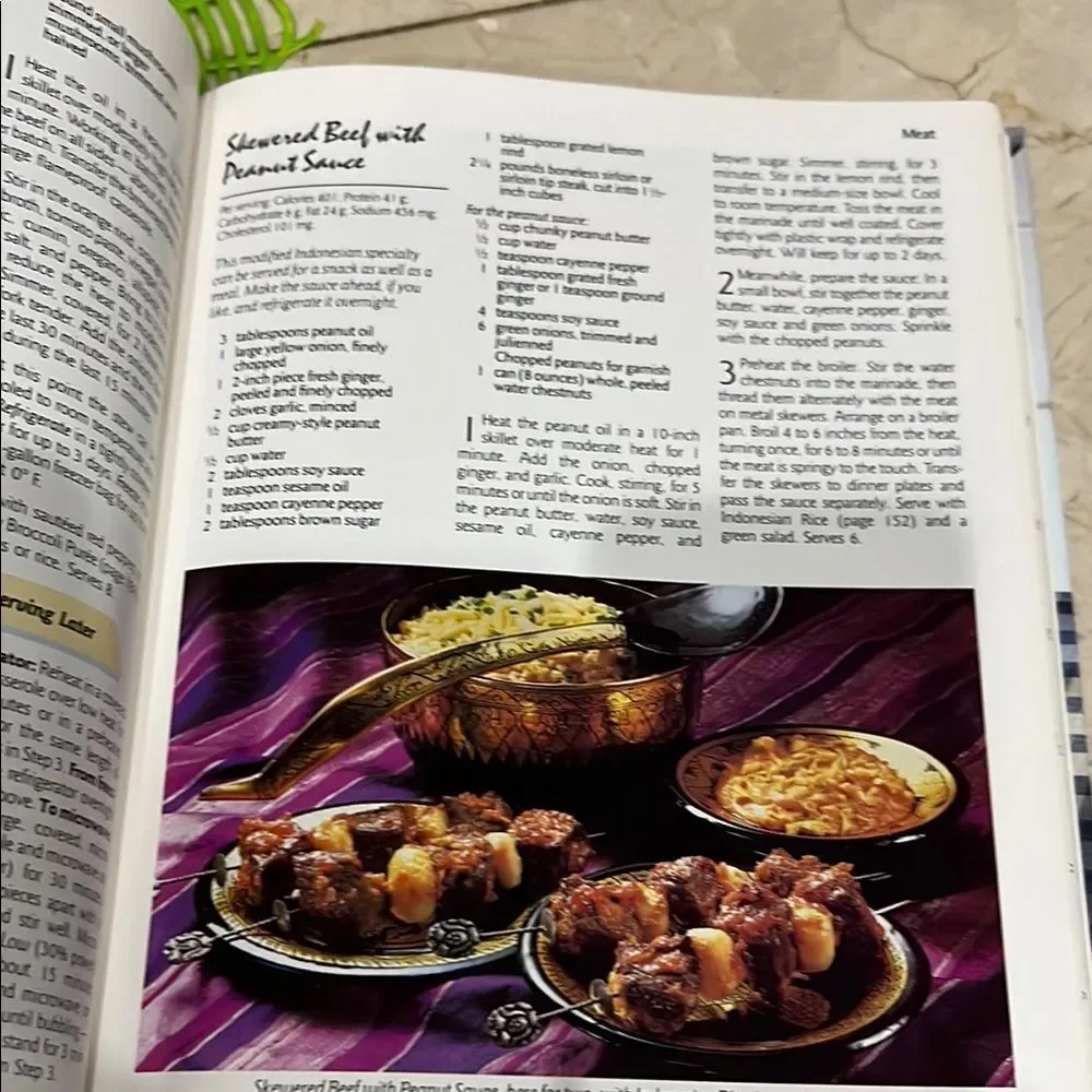 Reader's Digest Cook Now Serve Later Cookbook with Blue and White Cover